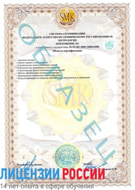 Образец сертификата соответствия (приложение) Полевской Сертификат OHSAS 18001